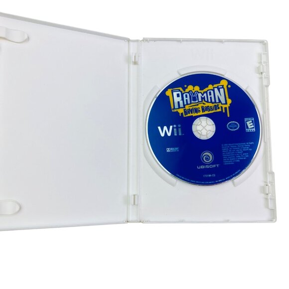 Rayman Raving Rabbids Nintendo Wii Video Game Disc Excellent Cond. No Manual - Picture 3 of 3